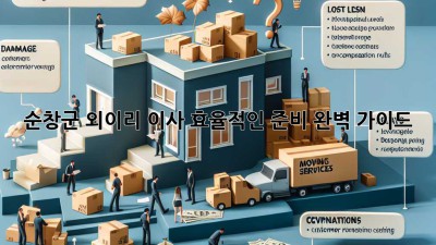 순창군 외이리 이사, 효율적인 준비 완벽 가이드